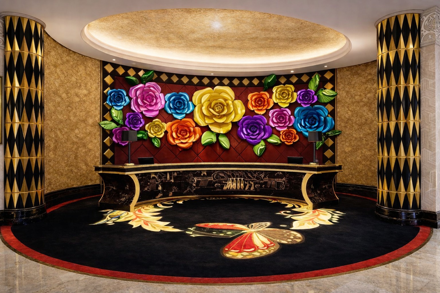 Lobby ambience — Trans Hotel Jakarta